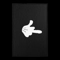 Middle Finger Area Rug — Black