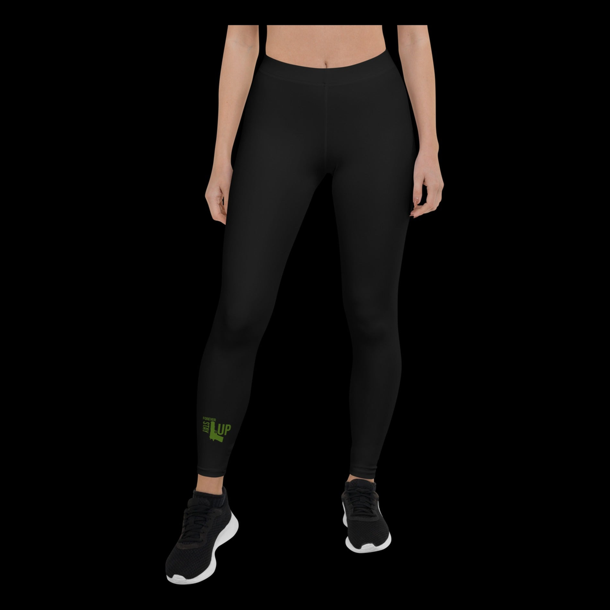 Forever Stay Up — Lime Ankle Leggings