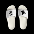 Middle Finger Slides — White