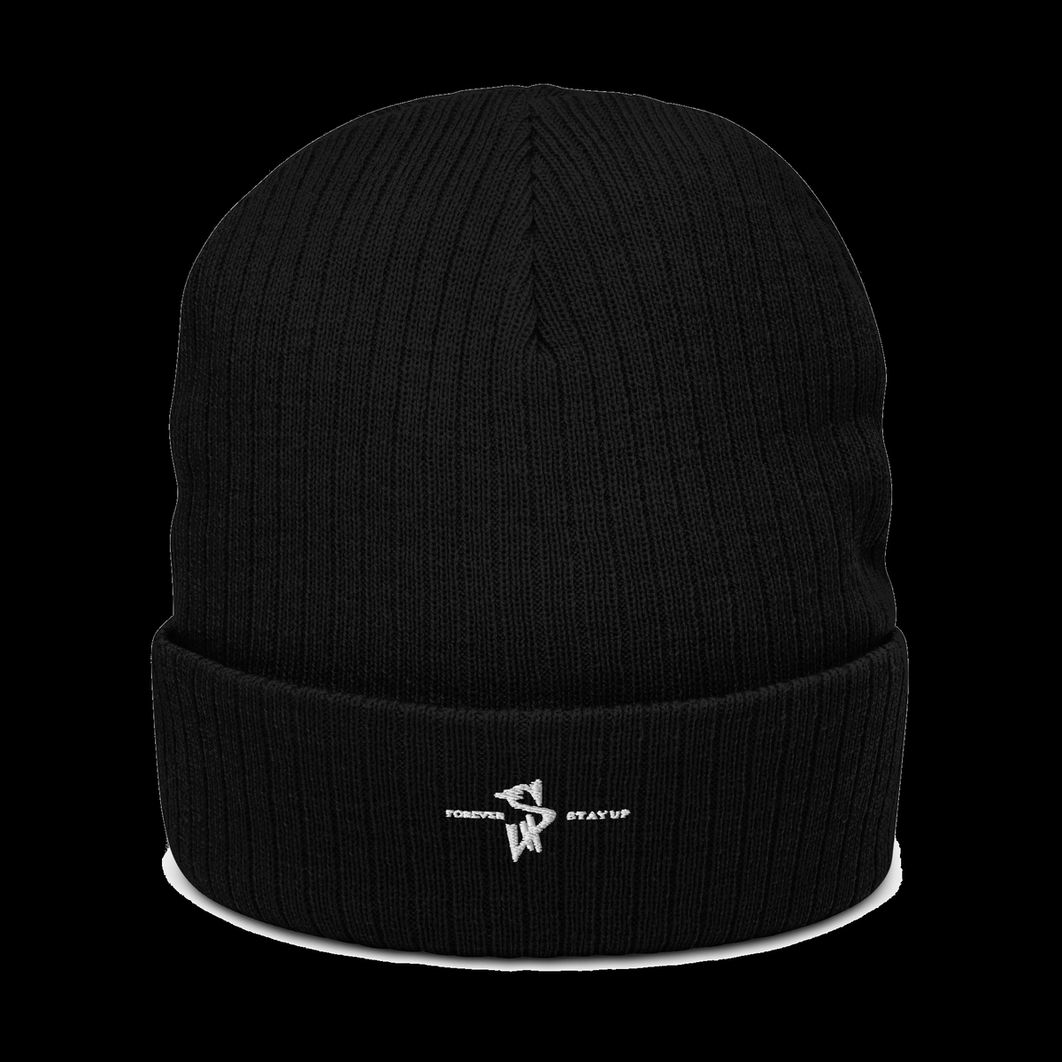 Forever Stay Up — Ribbed Beanie