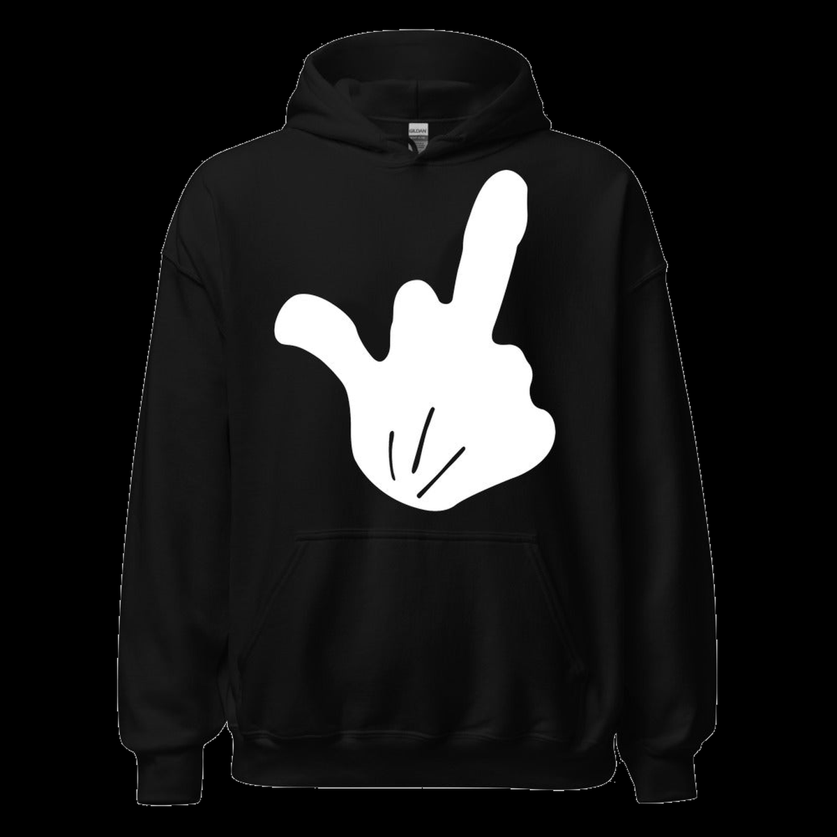 Forever Stay Up — White Finger Hoodie (Staple)