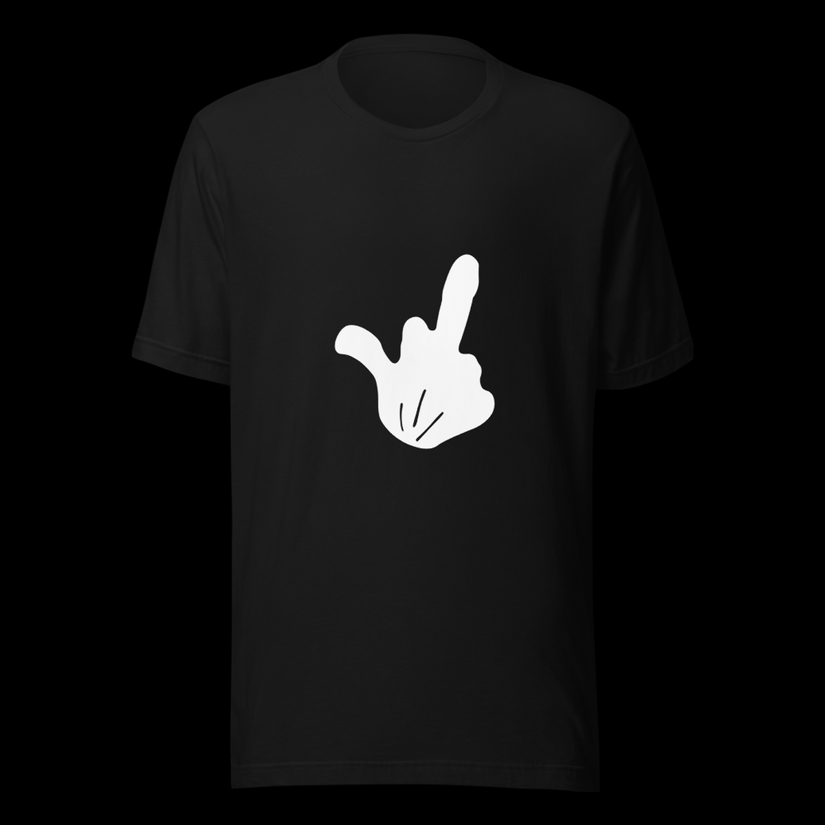 Forever Stay Up — White Finger Tee (Staple)