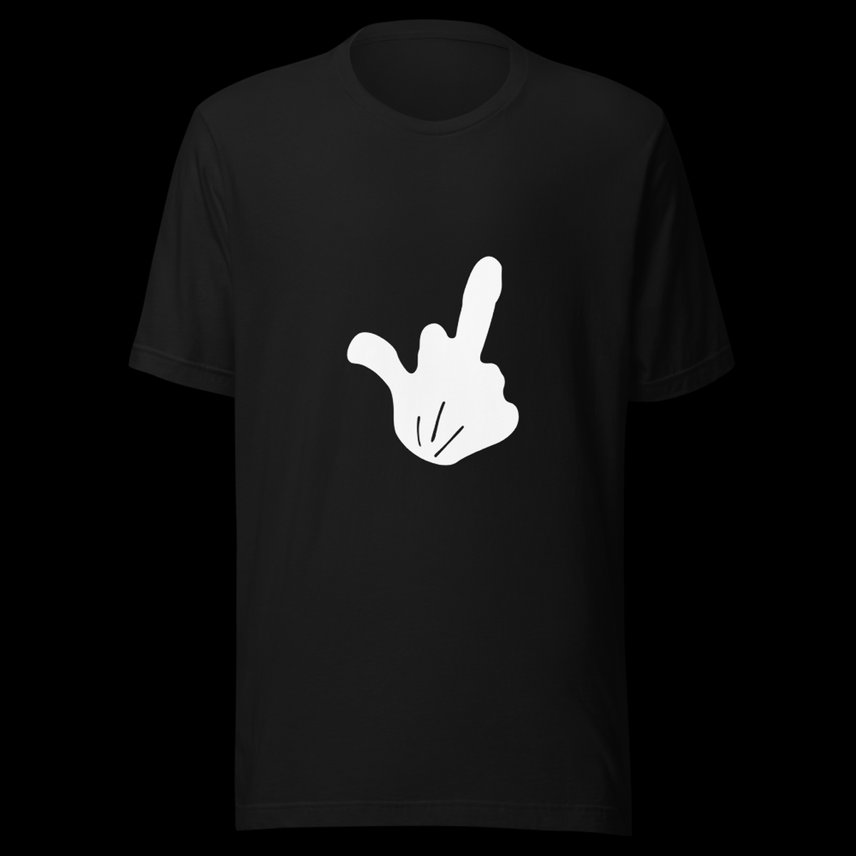 Forever Stay Up — White Finger Tee (Staple)